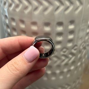 Oura Ring, Silver Heritage Collection Gen 3, Excellent, Used Condition, Size 8